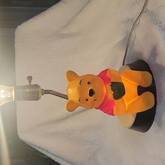 Winnie The Pooh 3 Way Lamp 1977.  All Lights Work. Dolly Toy Company - Picture 2 of 16